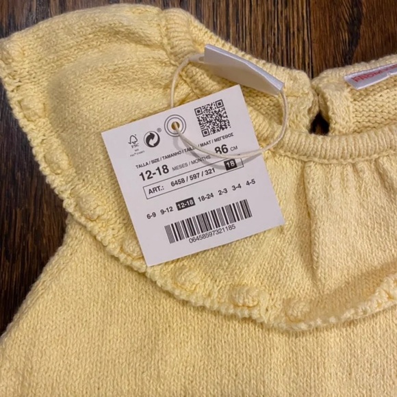 Zara Sweater dress 12/18 New - Picture 2 of 2